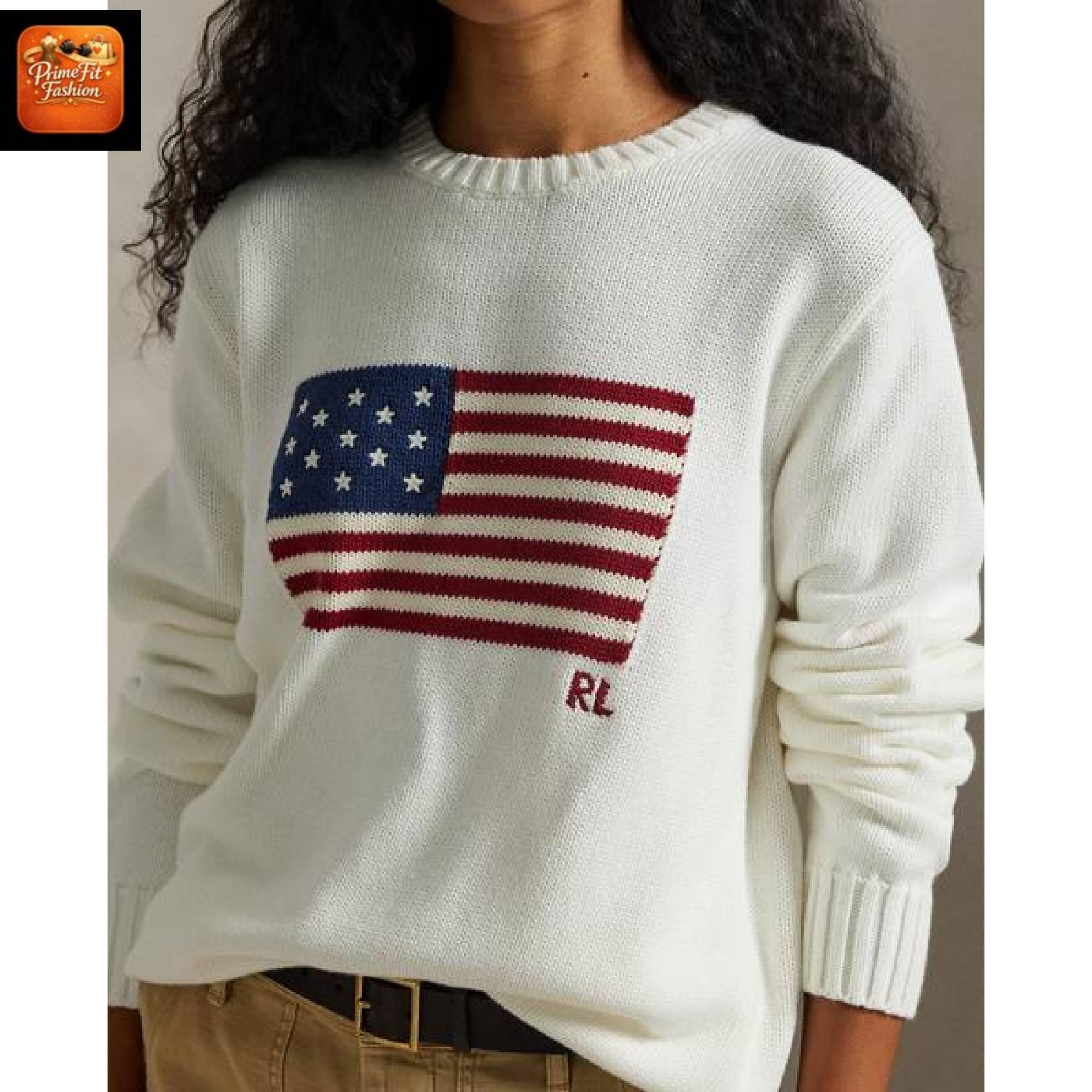 Vintage ralph lauren flag sweater - Etsy 日本
