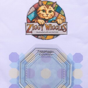 Octagon clear patchwork quilting stamps- various sizes