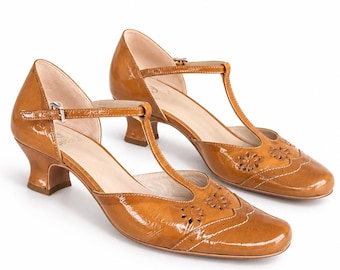 Vintage mary jane 1930s 1940s inspired EU 38 –