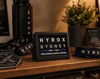 3D Printed HYROX Patch Stand (for 9,5 x 6 cm)