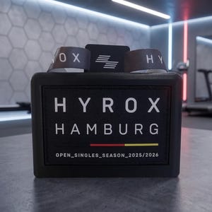 3D Printed HYROX Patch Stand (for 9,5 x 6 cm)