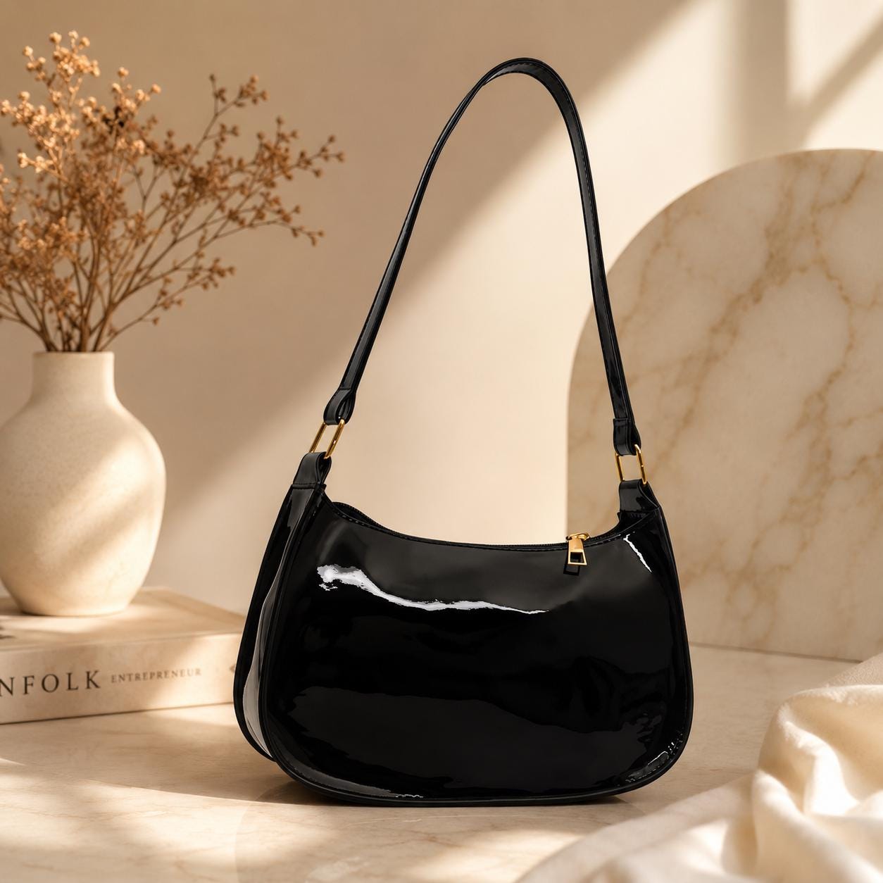 Y2k Patent Leather Bag - Etsy