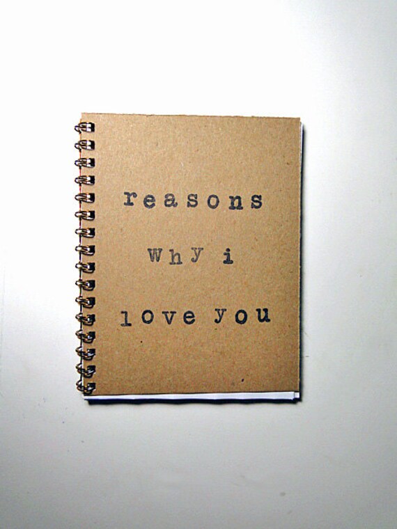 Reasons why I love you, meaningful mother's day gift, gifts for mom and sisters, love gift, quote journal mini scrapbook, fathers day gift