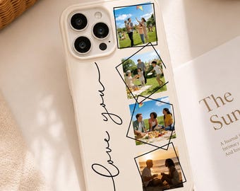 Personalisierte Handyhülle mit Fotocollage