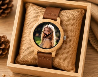 Custom Photo Wooden Watch