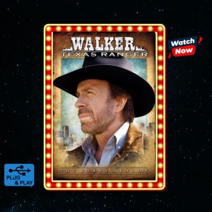 Walker, Texas Ranger komplett serie USB-samling (1993–2001) | DVD-kvalitet