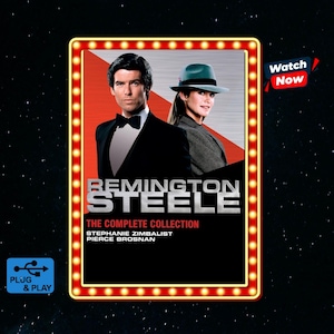 Remington Steele komplett serie USB-samling (1982–1987) | DVD-kvalitet