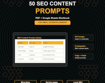 50 SEO Content Prompts for Small Business Owners