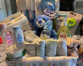 Baby Boy Basket