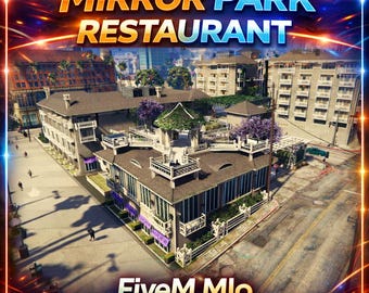 Fivem mlo Mirror Park Restaurant | Mlo | Optimized| Roleplay | High quality|