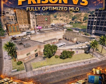Fivem mlo Prison Mlo | Mlo | Optimized| Roleplay | High quality|