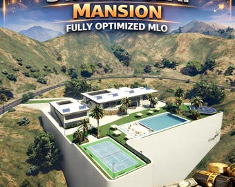 Fivem mlo Dubai Mansion   | Mlo | Optimized| Roleplay | High quality|