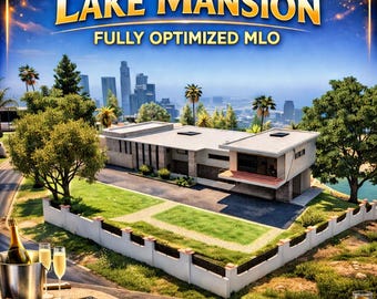 Fivem mansion Lake Mansion | Mlo | Optimized| Roleplay | High quality|