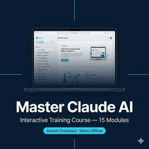 Master Claude AI Training Course – Prompt Engineering, Code, Cowork (Offline HTML)