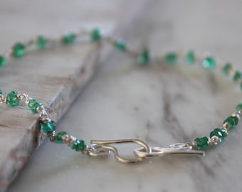 Emerald Beaded Bracelet