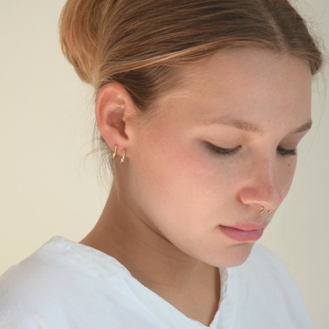 921 Small Gold Hoops