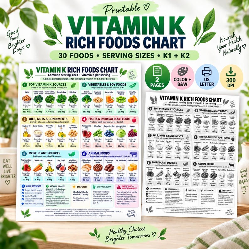 Foods With The Highest Vitamin K