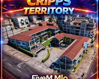 Crispt territory| Fivem mlo | Mlo | Optimized| Roleplay | High quality|