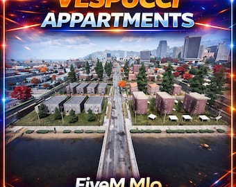Vespucci Appartments| Fivem mlo | Mlo | Optimized| Roleplay | High quality|