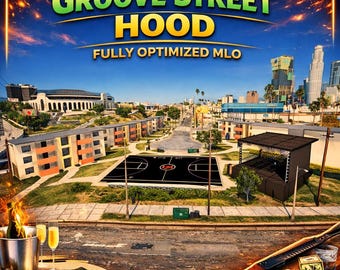 Groove Street Hood mlo | Fivem mlo | Mlo | Optimized| Roleplay | High quality|