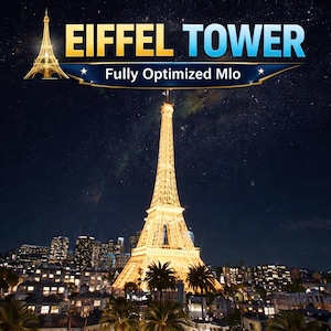 Fivem mlo Eiffel tower| Fivem mlo | Mlo | Optimized| Roleplay | High quality|