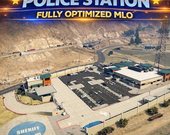 Police Station fivem| Fivem mlo | Mlo | Optimized| Roleplay | High quality|