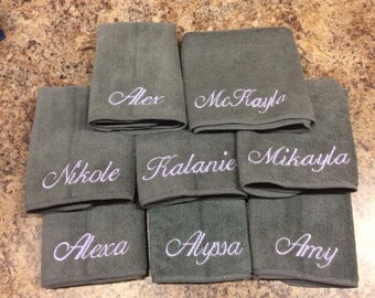 Face Cloth 30x30cm Bath Towel or Bath Sheet Personalised with TRAIN logo and name of your choice EFY Face Cloth Hand Towel