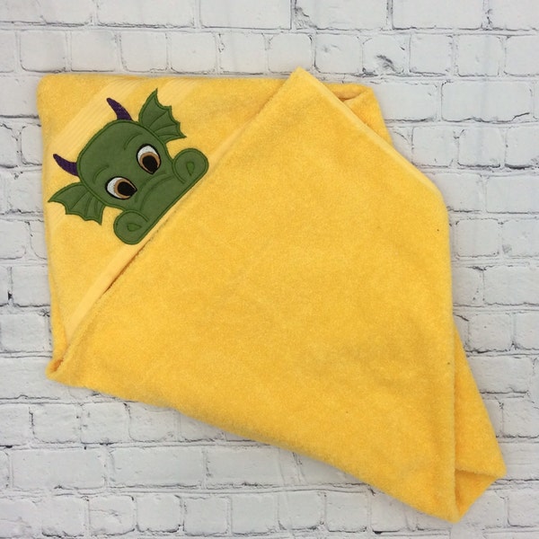 Dragon Hooded Towel Etsy