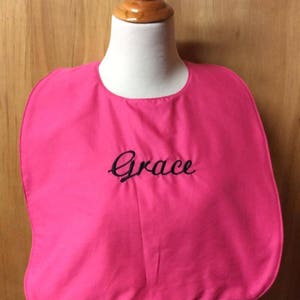 Monogrammierte Lätzchen für Erwachsene Personalisierte Lätzchen für Erwachsene Personalisierte Lätzchen für Erwachsene Personalisierte spezielle Bedürfnisse Bib Erwachsene Kleidung Schutz Urlaub Erwachsene Lätzchen Urlaub Lätzchen Gag Geschenk Bild 5