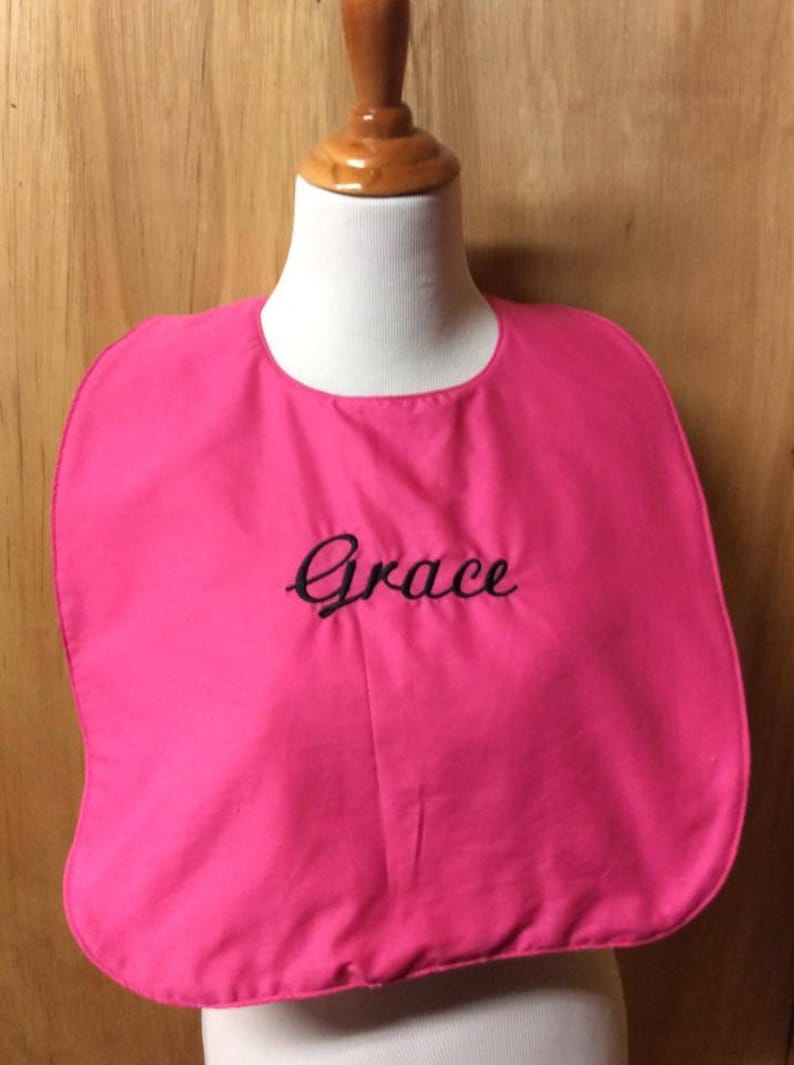 Monogrammierte Lätzchen für Erwachsene Personalisierte Lätzchen für Erwachsene Personalisierte Lätzchen für Erwachsene Personalisierte spezielle Bedürfnisse Bib Erwachsene Kleidung Schutz Urlaub Erwachsene Lätzchen Urlaub Lätzchen Gag Geschenk Bild 5