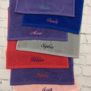 Personalized Washcloth Teen Gift, Face Towel Face Cloth Cotton Cloth Cotton Washcloth Make Up Removal Cloth Gift for Her Slumber Party Favor