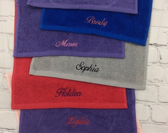 Personalized Washcloth Teen Gift, Face Towel Face Cloth Cotton Cloth Cotton Washcloth Make Up Removal Cloth Gift for Her Slumber Party Favor