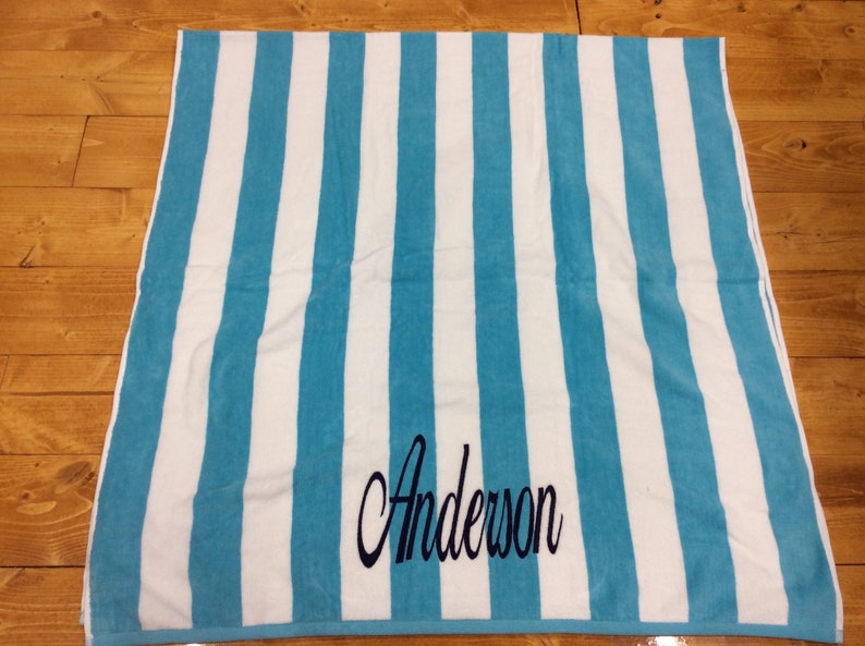 XXL Personalized Beach Towel Adult Towel Beach Blanket Etsy