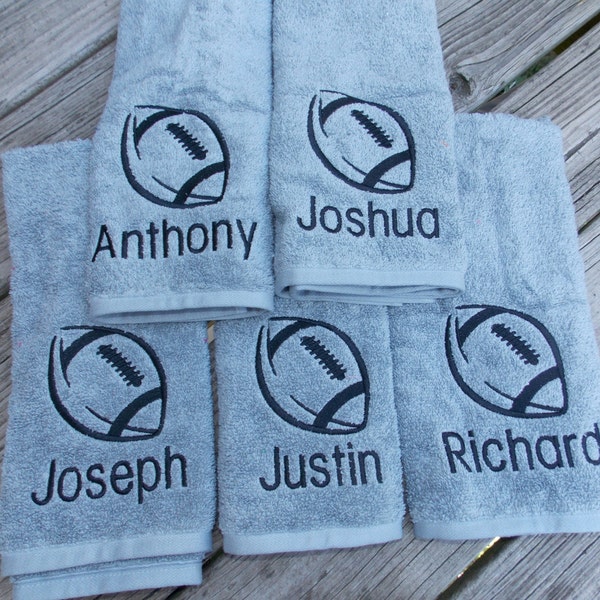 Football Towel Etsy
