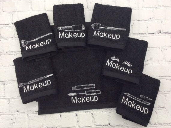 Embroidered makeup washcloth best sale