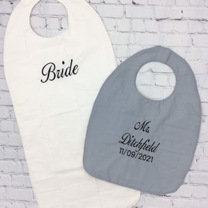 LONG Adult Bib Personalized Adult Bib Personalized Special Needs Bib, Monogrammed Adult Bib, Holiday Adult Bib, Holiday Bib