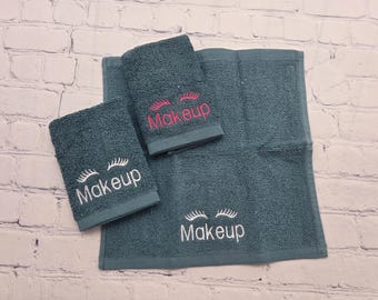 Makeup Removal Washcloths, Face Teen Gift, Face Towel, Cotton Make Up Removal Cloths, Gift for Her, Spa Bath Scrub Towel