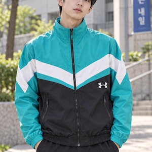 Giacca in tessuto coreano fatta a mano - Ispirata al costume cosplay di Suho della classe Weak Hero 1