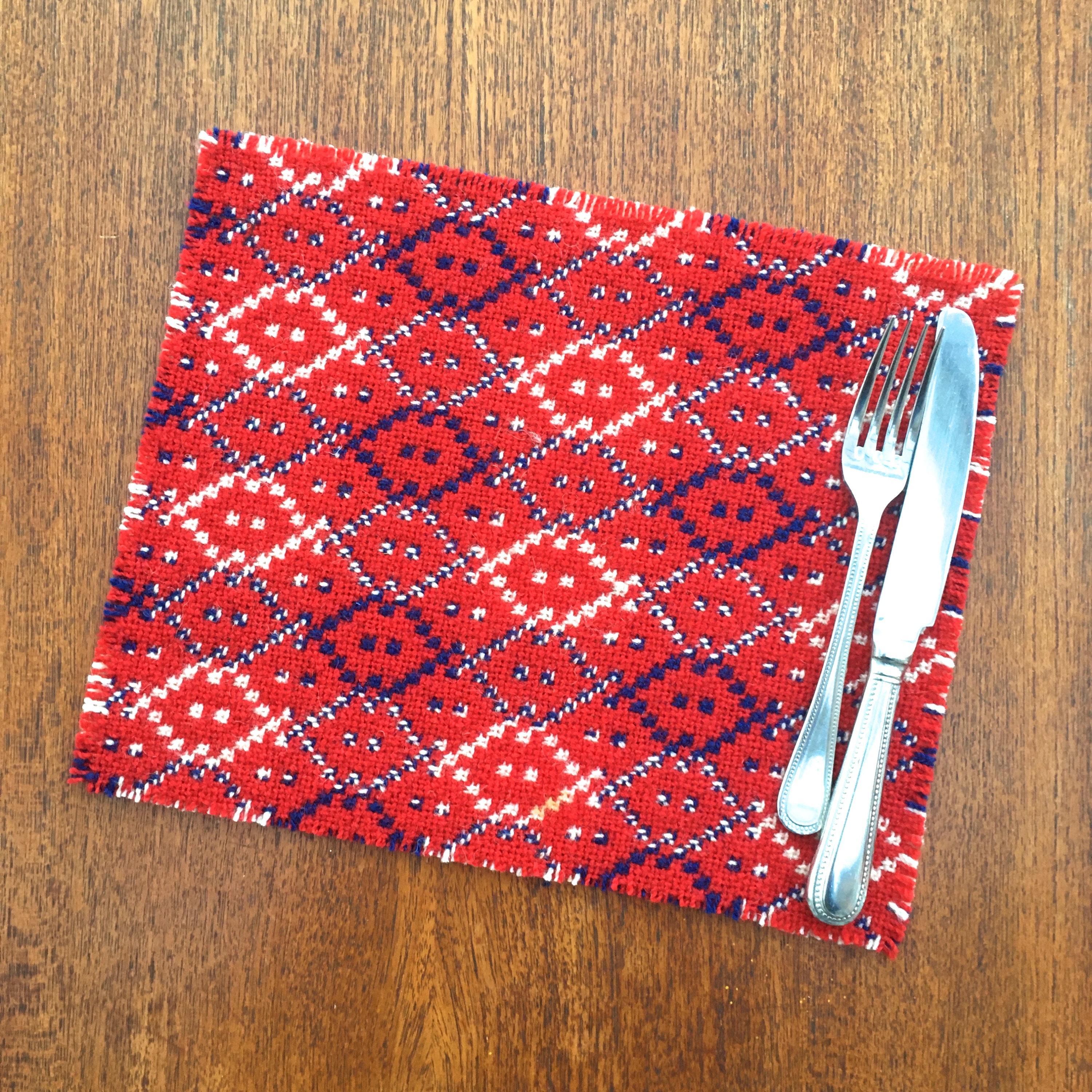 Welsh Tapestry Placemats Set of Three Etsy