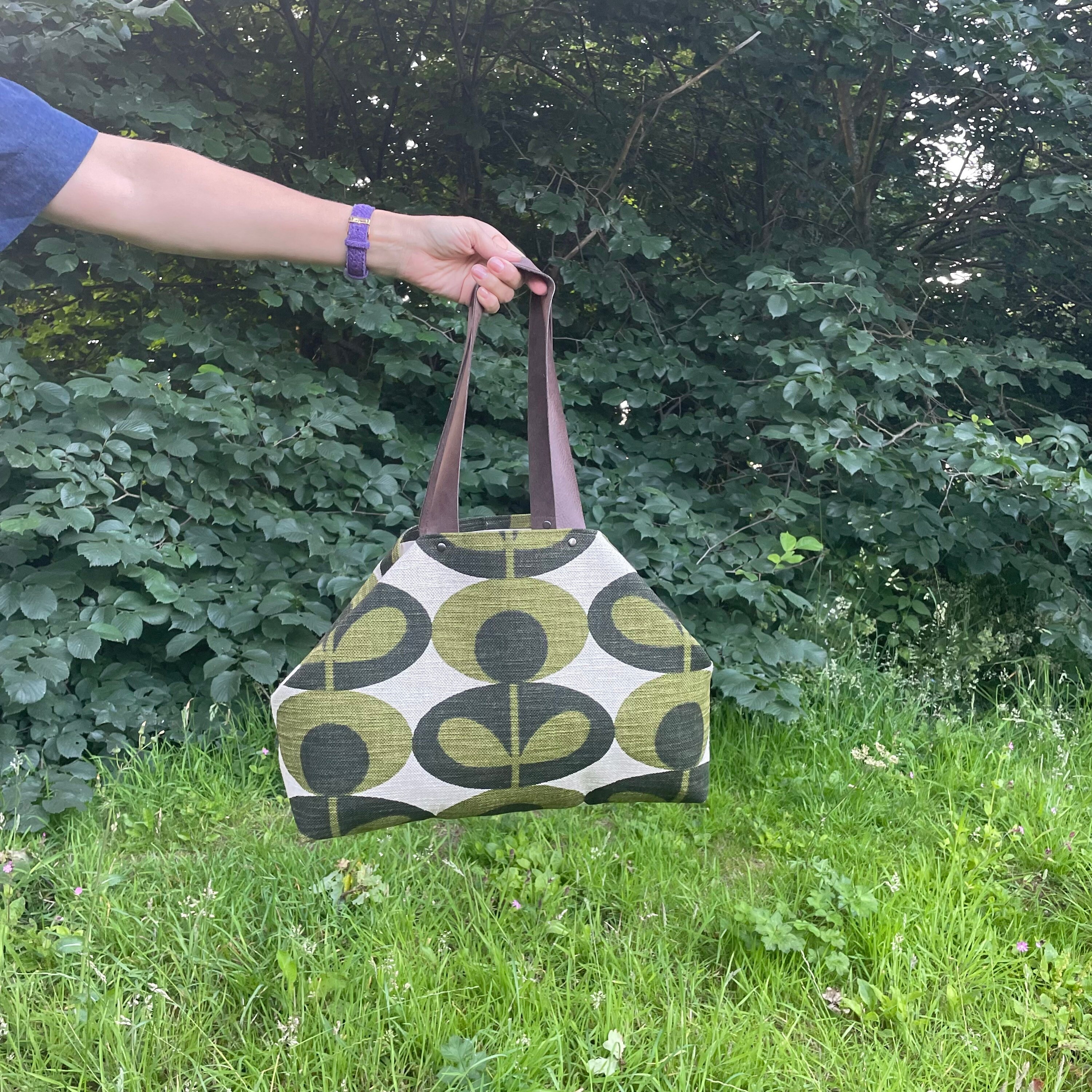 Orla Kiely Tote Bag Oval Flower Etsy