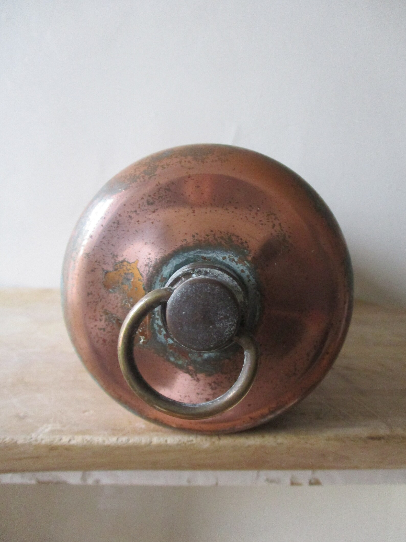 Antique french copper hot water bottle 1920s Vintage bed Etsy