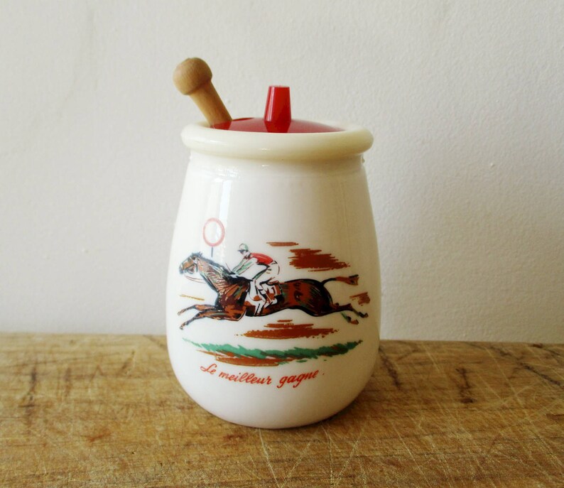 Vintage french mustard pot 1950s 1960s Moutardier AMORA Etsy