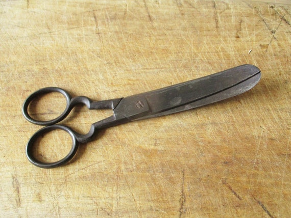 C6179 92mm Small Antique Vintage Collectors Curved Scissors Pruners Gardening