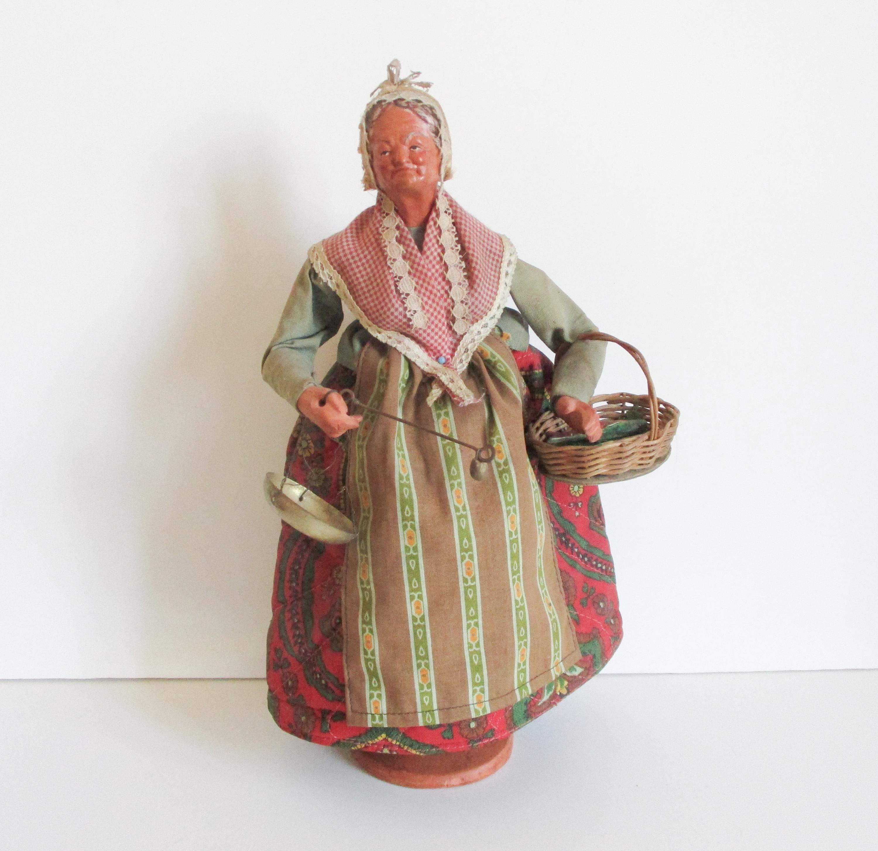 サントン人形　サントス　陶器　古道具　骨董 サントン人形 サントス アンティーク 0501707 | jinen_antique