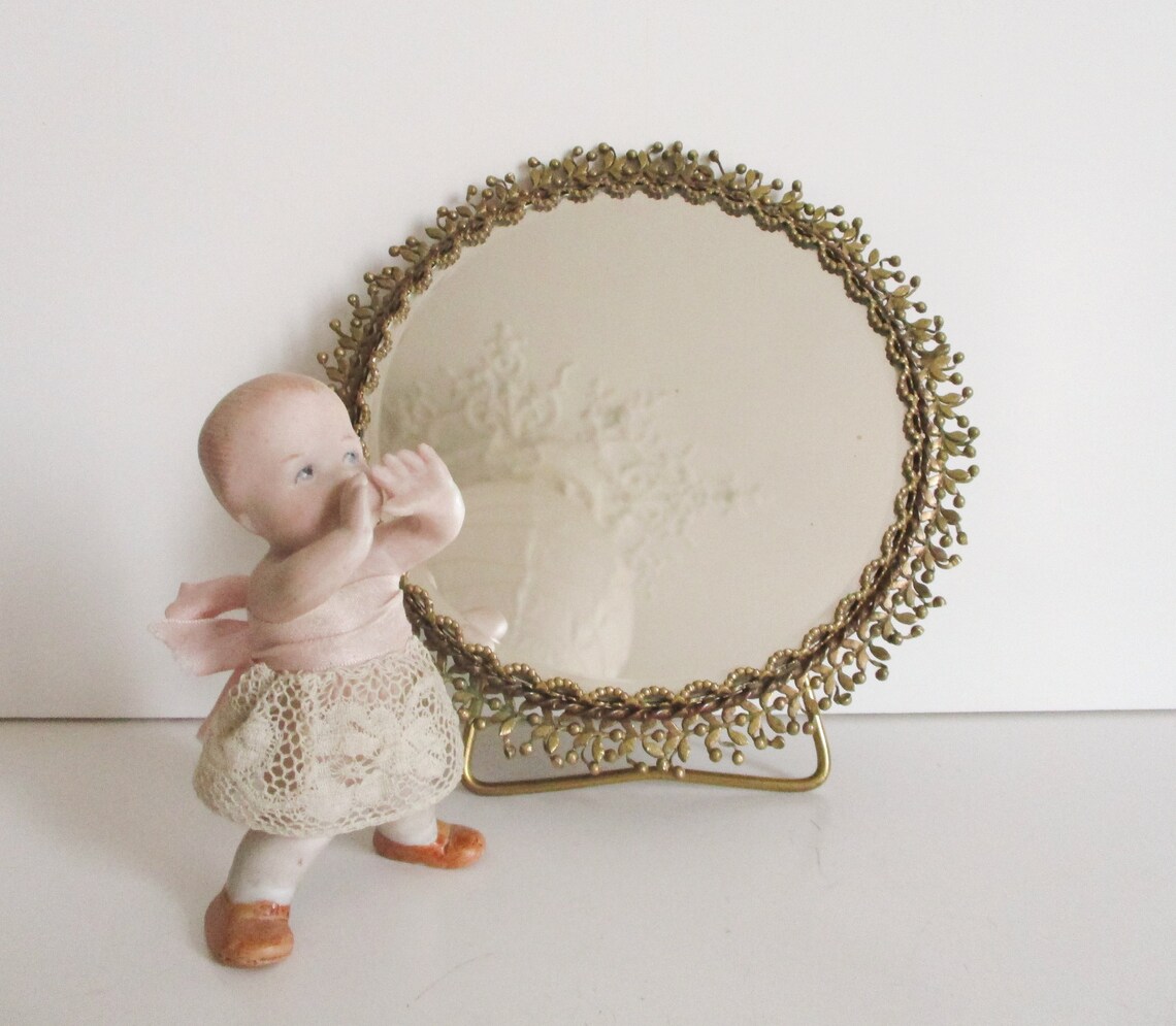 Antiguo espejo francés de baño de tocador década de 1920 | Etsy