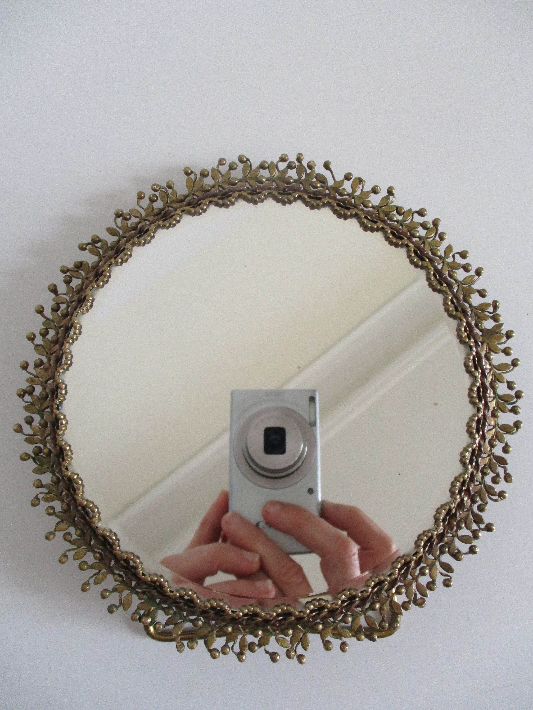 Antiguo espejo francés de baño de tocador década de 1920 | Etsy