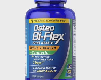 Osteo Bi-Flex Triple Strength with Turmeric 220 Count | New & Sealed | Joint Health Supplement | Exp 04/2028