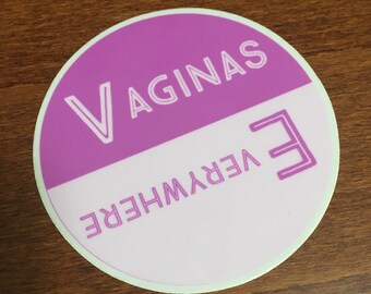 Vinyl Sticker 3" Empowering Women