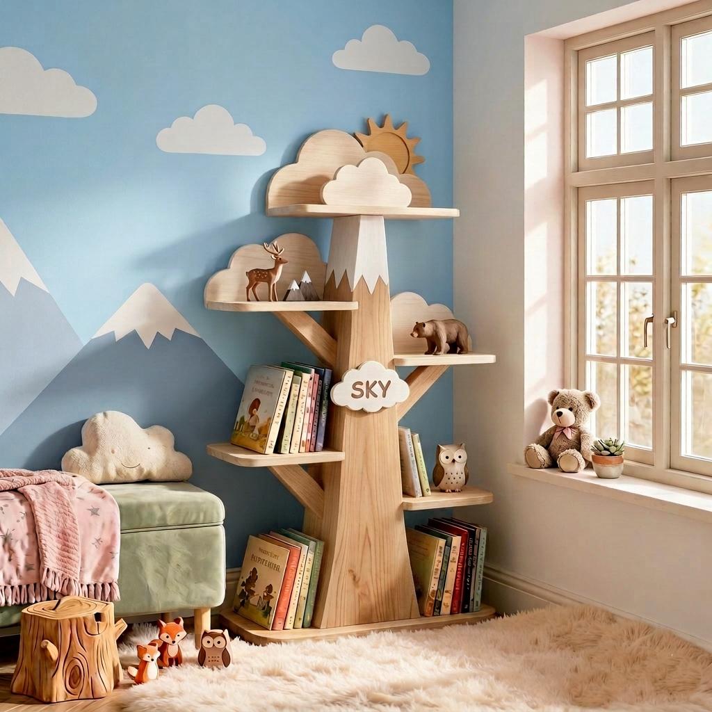 Tree bookcase - Etsy 日本