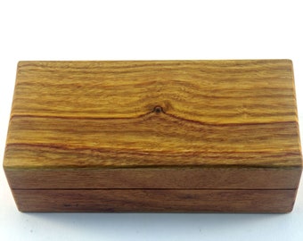 Large Exotic Wood Eyeglasses Case - Canarywood (GCL6234 )